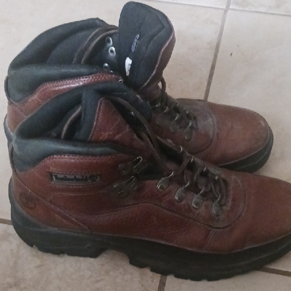 Timberland Men's Brown Leather Boots